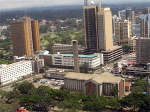 Nairobi, quartier de la cathdrale